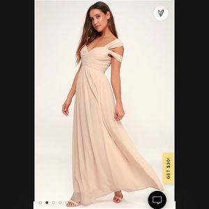 Lulu’s Make Me Move Blush Pink Maxi Dress